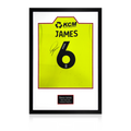 Reece James Match-Worn & Signed Rotherham United Shirt Premium Frame