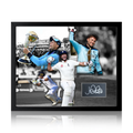 Joe Root Signed England Cricket Cut Deluxe Mount Frame