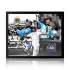 Joe Root Signed England Cricket Cut Deluxe Mount Frame