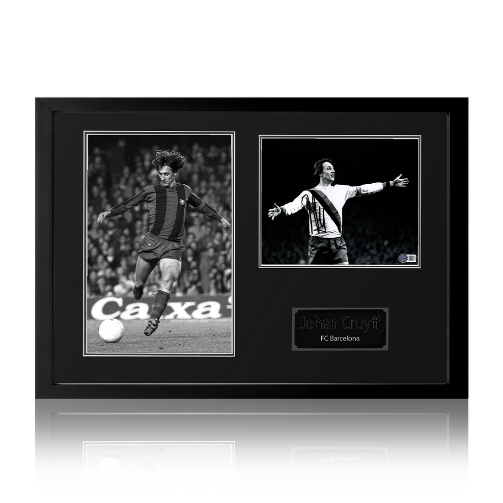 Johan Cruyff Signed Barcelona Iconic Frame