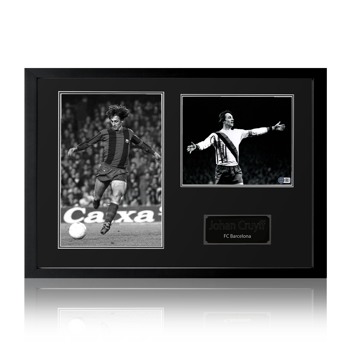 Johan Cruyff Signed Barcelona Iconic Frame