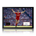 John Aldridge Signed Liverpool Cut Iconic Frame