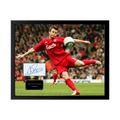 John Arne Riise Signed Liverpool Cut Deluxe Mount Frame