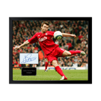 John Arne Riise Signed Liverpool Cut Deluxe Mount Frame