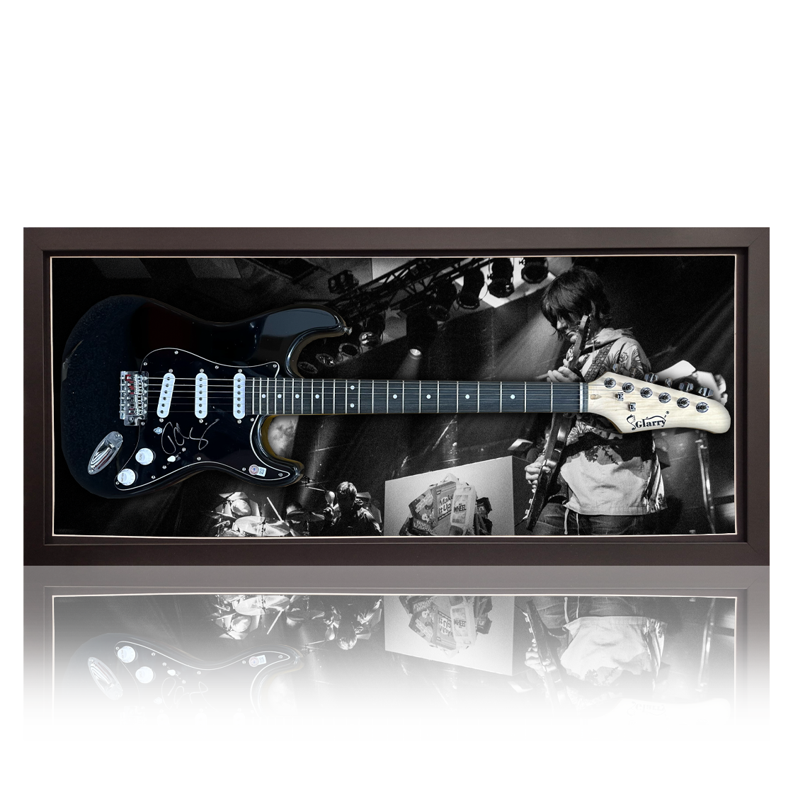 John Squire Signed Guitar Frame (AFTAL Authentication)