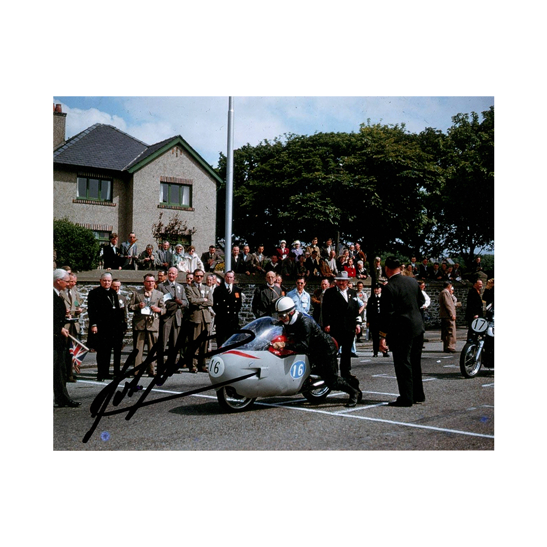 John Surtees Signed 10x8 Image