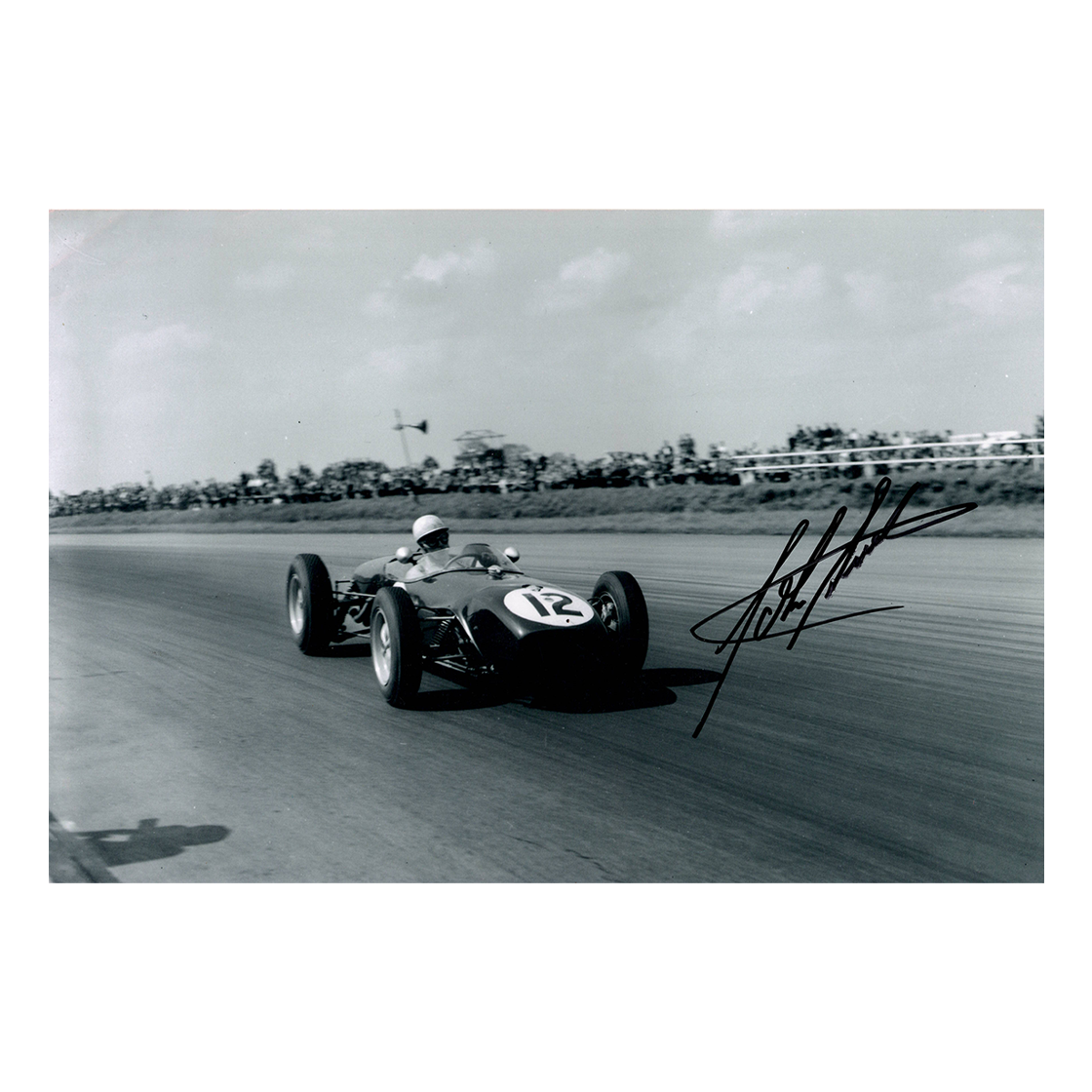 John Surtees Signed 12x8 Image