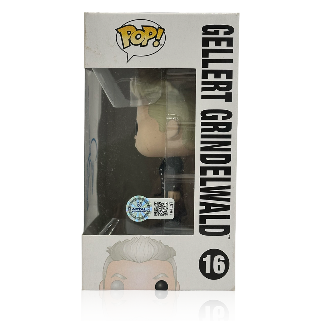 Johnny Depp Signed Grindelwald Funko Pop! #1 (AFTAL Authenticated)