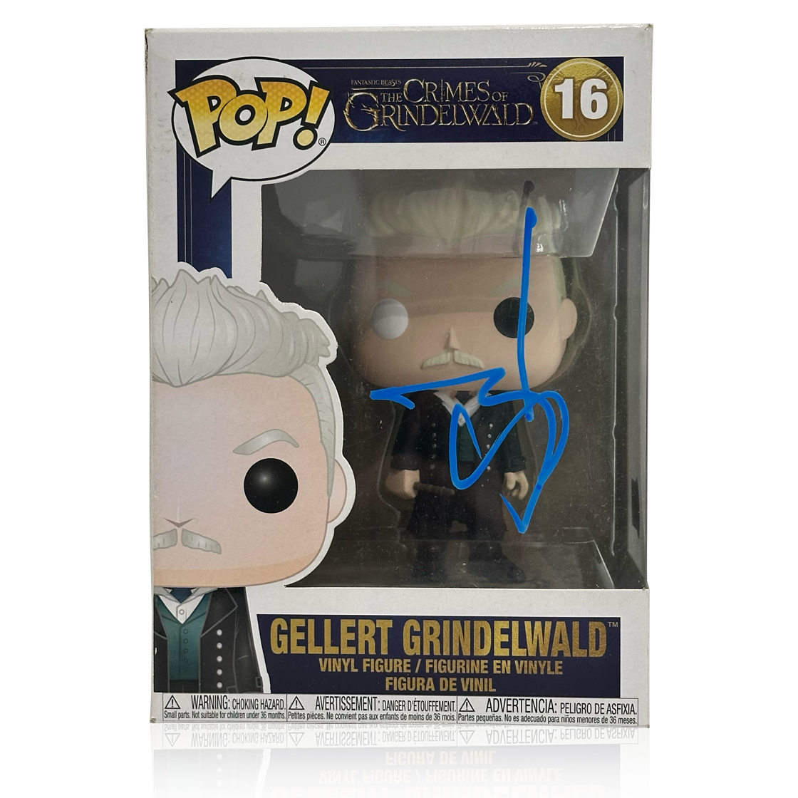 Johnny Depp Signed Grindelwald Funko Pop! #2 (AFTAL Authenticated)