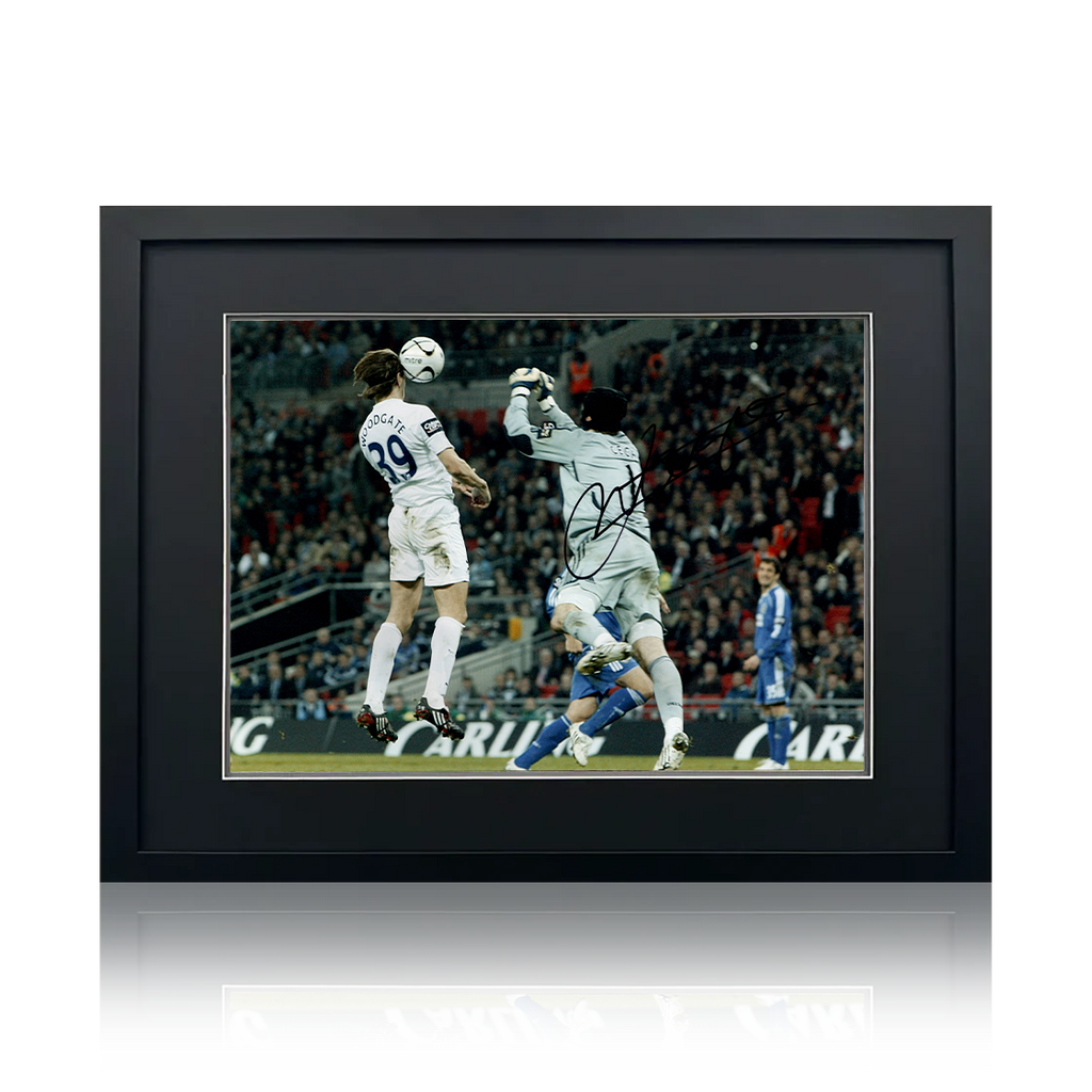 Jonathan Woodgate Signed Tottenham Hotspur Image Deluxe Mount Frame