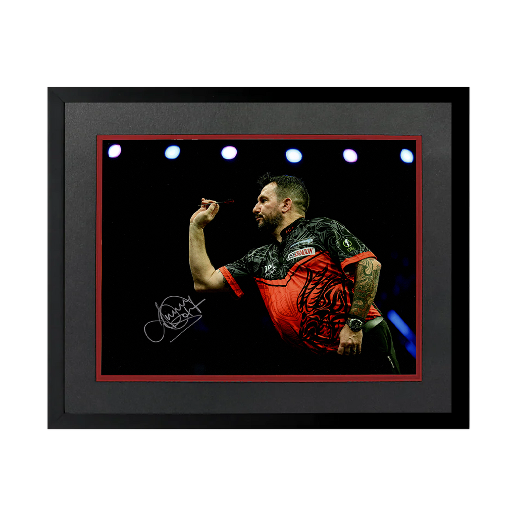 Jonny Clayton Signed 16x12 Image Deluxe Mount Frame #3
