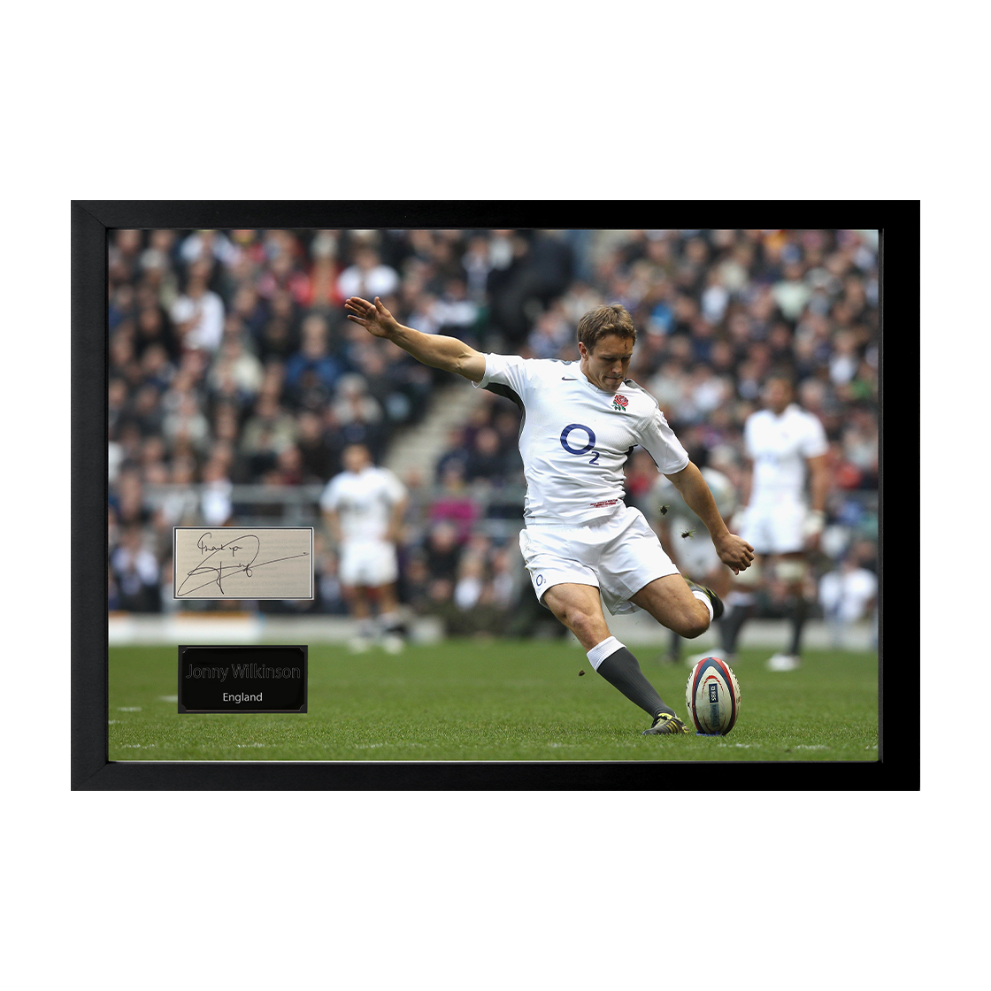 Jonny Wilkinson Signed Cut Iconic Frame (ACG Cert)