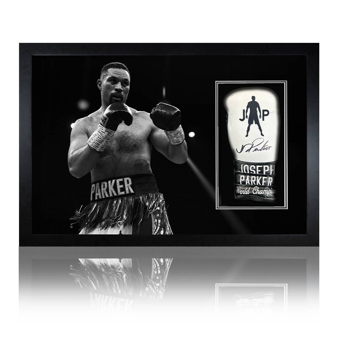 Joseph Parker Signed Boxing Glove Iconic Frame