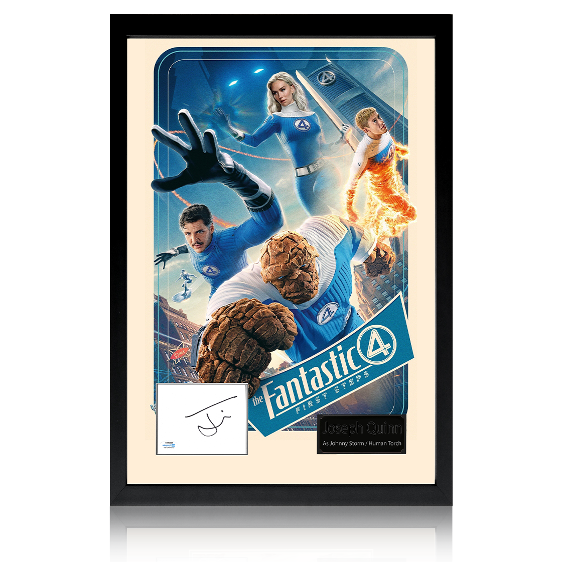 Joseph Quinn Signed The Fantastic Four Iconic Frame (ACOA)