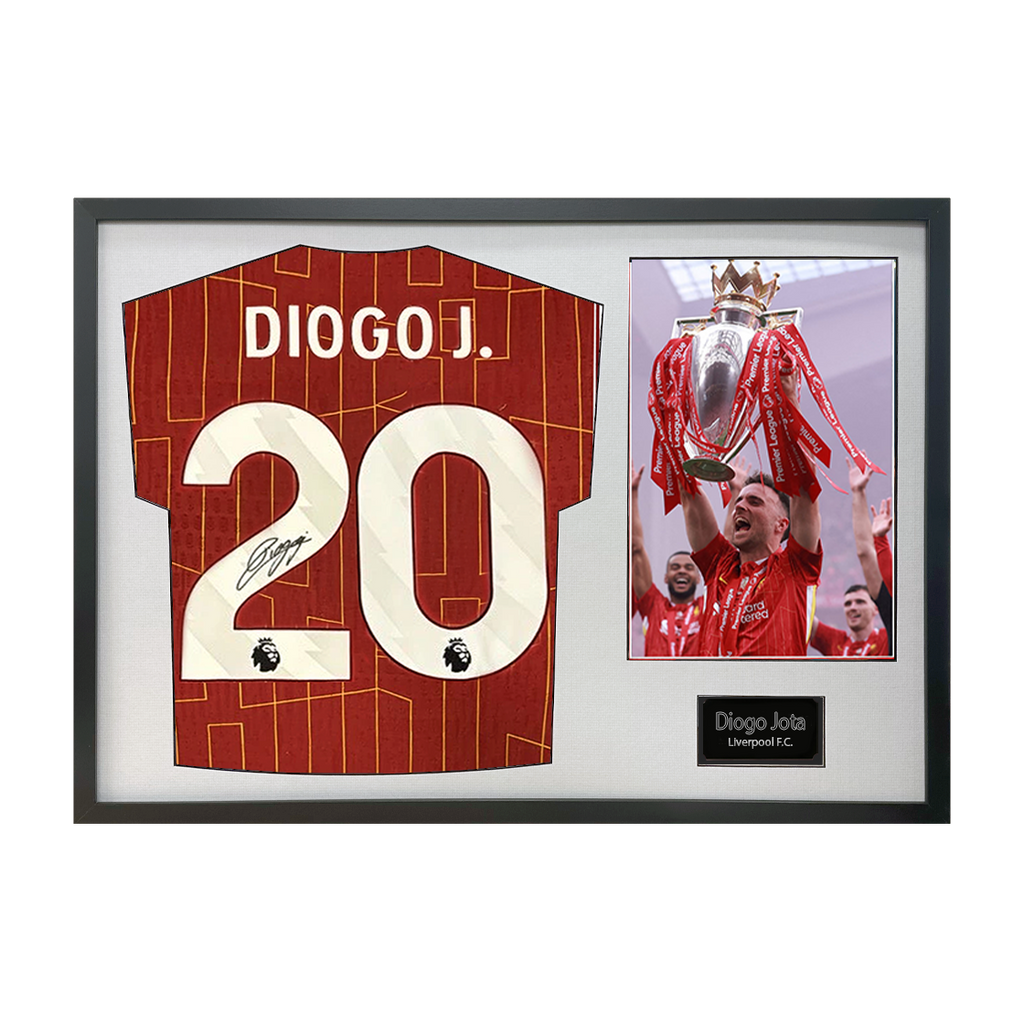 Diogo Jota Signed Liverpool Shirt Classic Frame (ACG Cert)