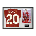Diogo Jota Signed Liverpool Shirt Classic Frame (ACG Cert)
