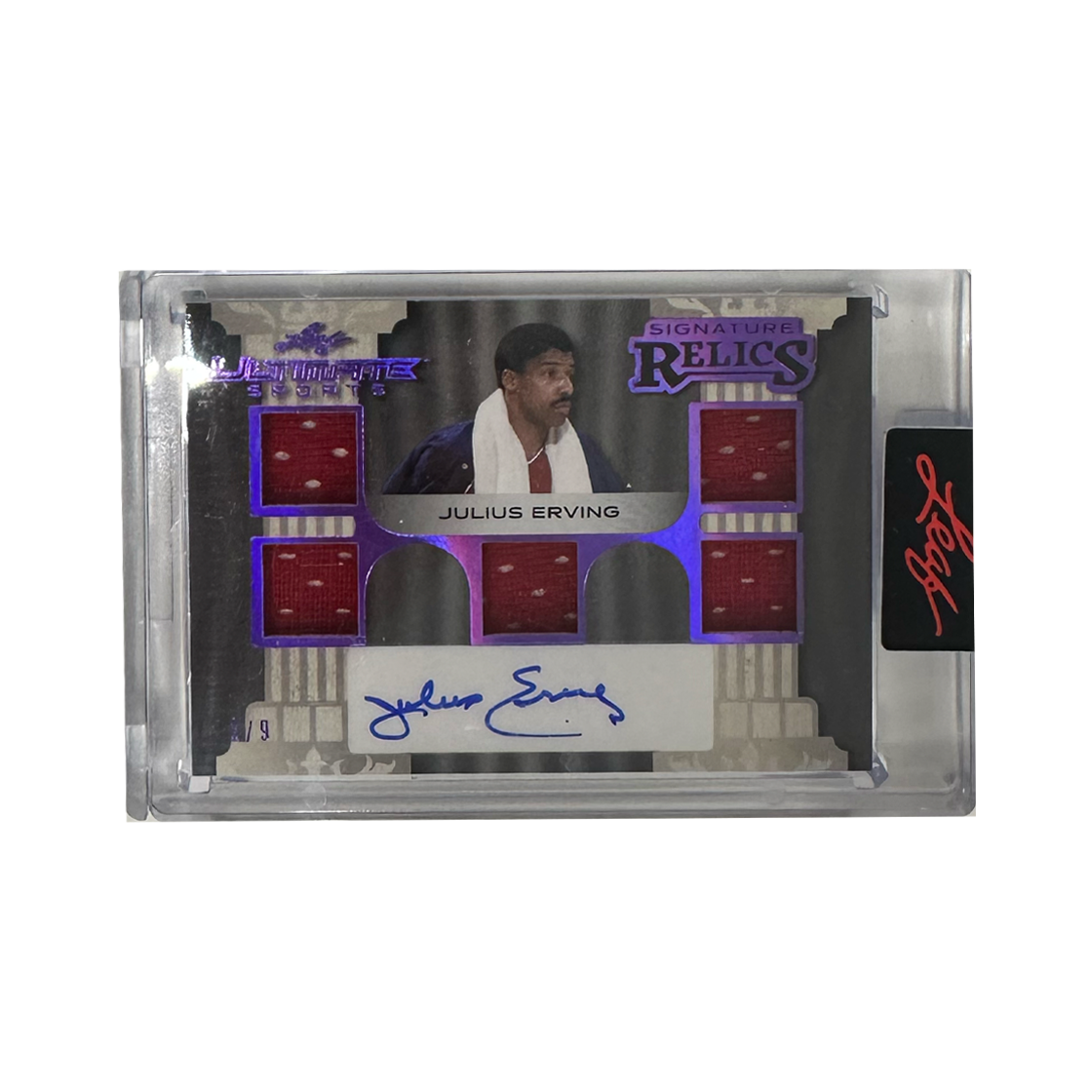 Leaf Signature Relics Julius Erving 1/9