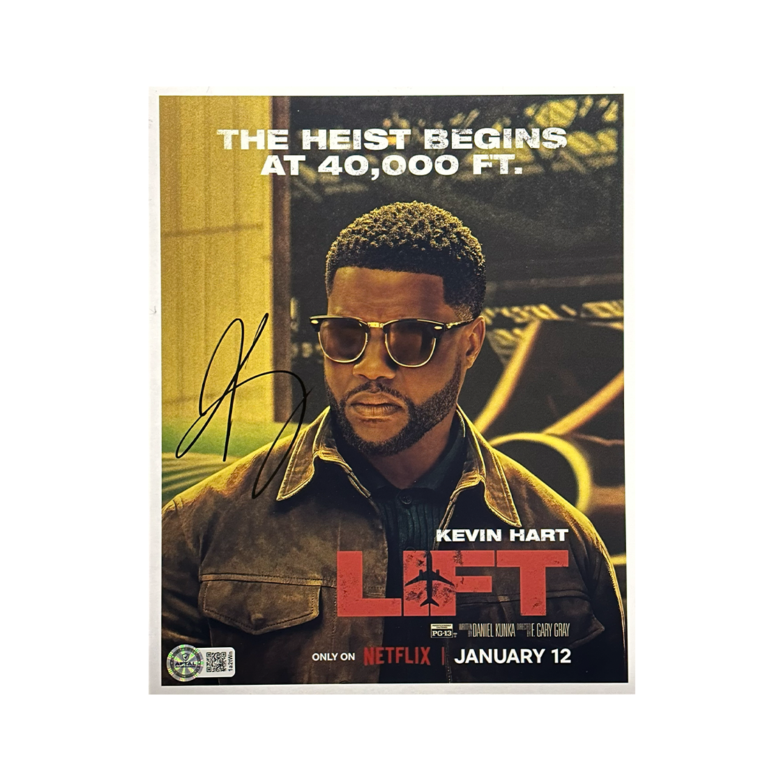 Kevin Hart Signed Lift 10x8 Image (AFTAL Authenticated)