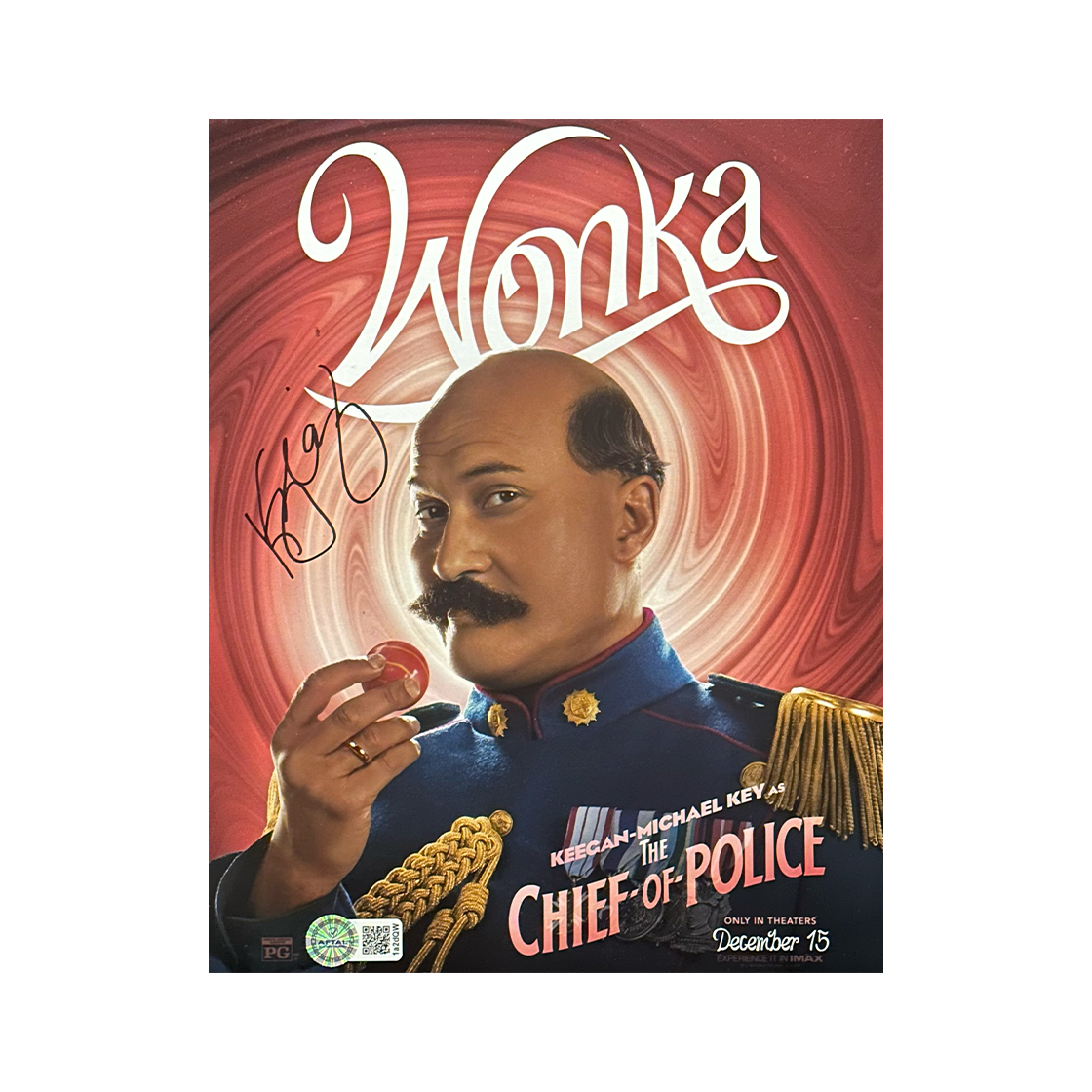 Keegan-Michael Key Signed Wonka 10x8 Image (AFTAL Authenticated)