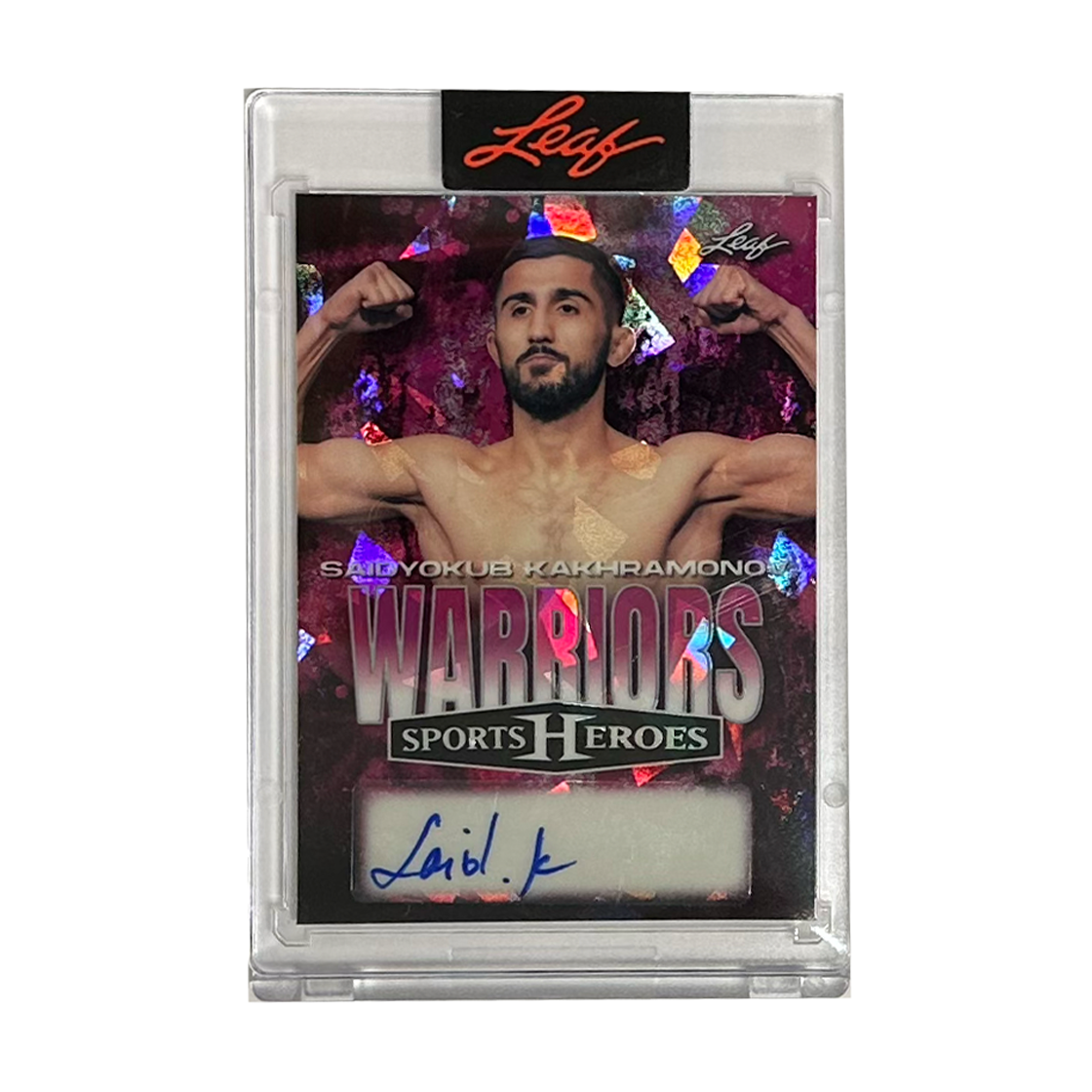 Leaf Sports Heroes Warriors Saidyokub Kakhramonov 4/5