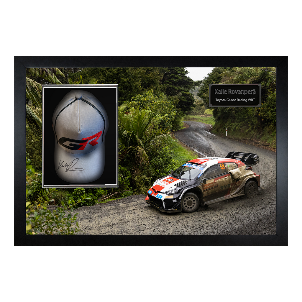 Kalle Rovanperä Signed Toyota Gazoo WRC Cap Iconic Frame