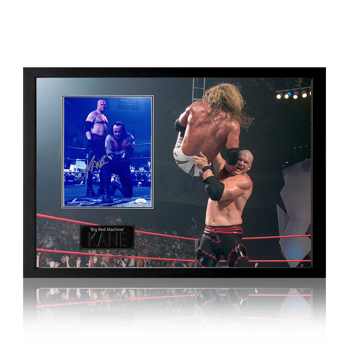 Kane Signed Image Iconic Frame (JSA)