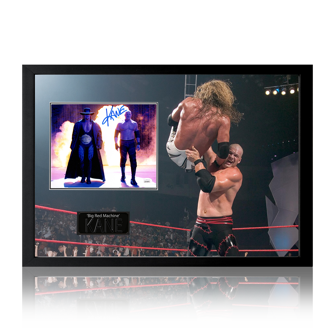 Kane Signed Image Iconic Frame (JSA)