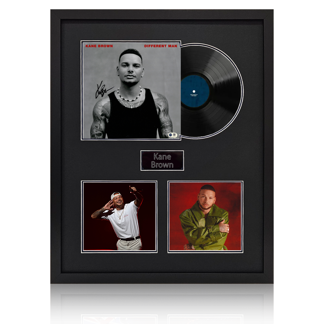 Kane Brown Signed Different Man LP Elite Frame (ACG Cert)