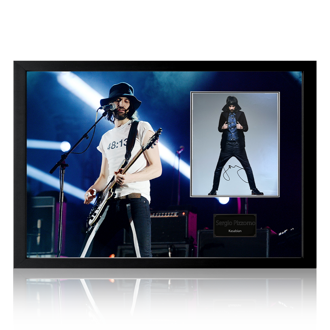 Sergio Pizzorno Signed Image Iconic Frame