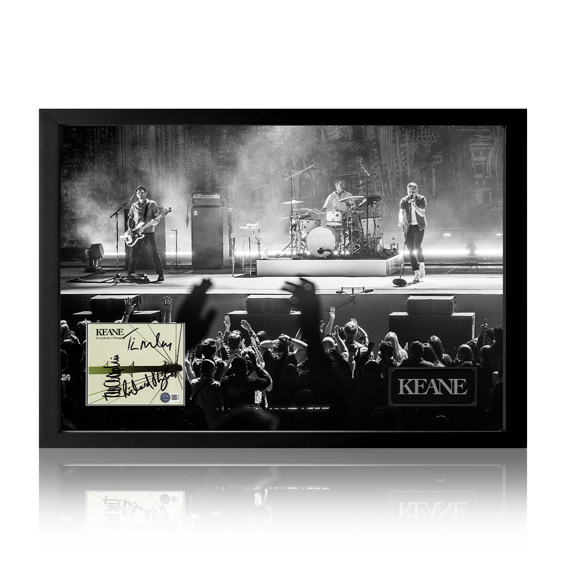 Keane Signed CD Cover Iconic Frame (AFTAL Authentication)