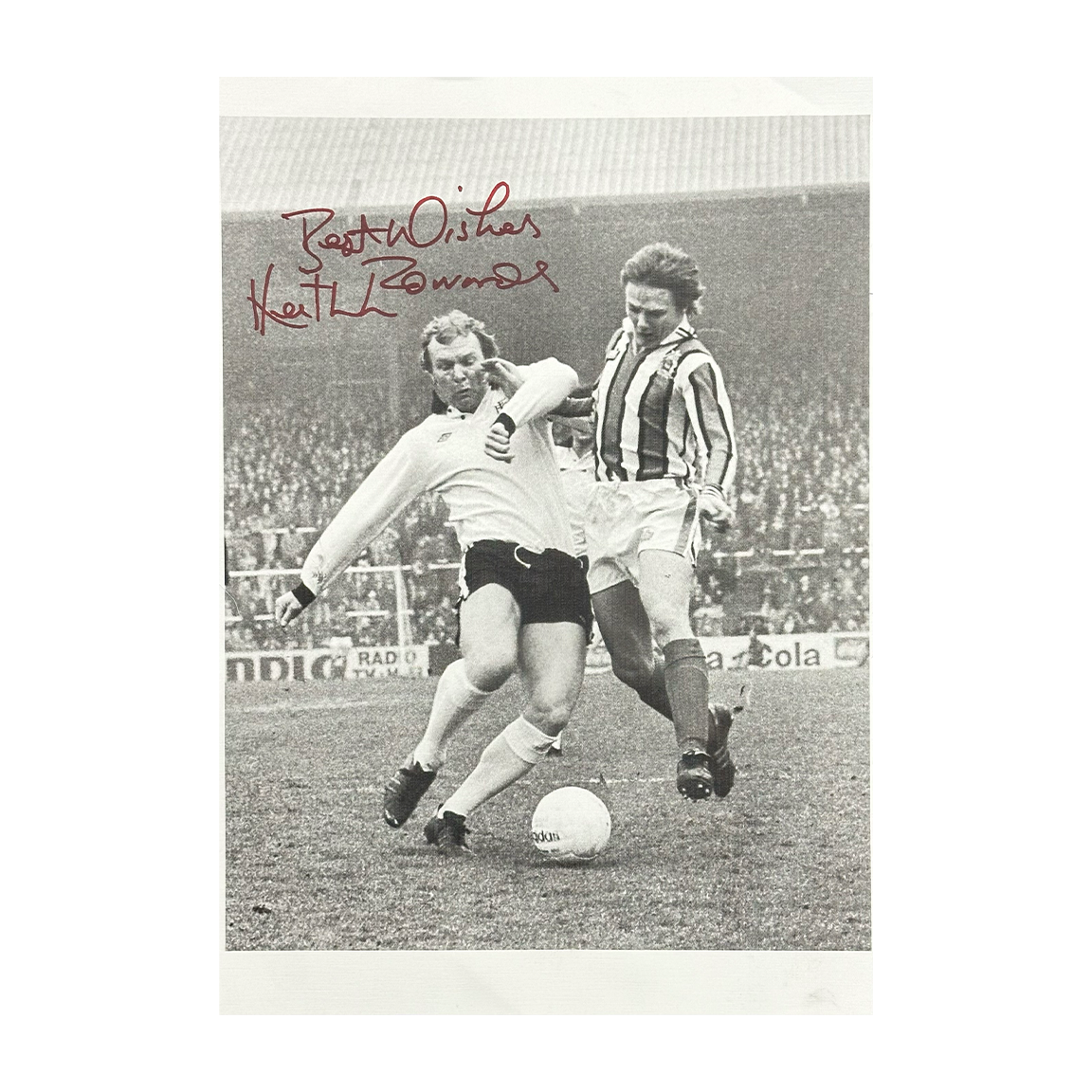 Keith Edwards Signed Sheffield United 10x8 Image