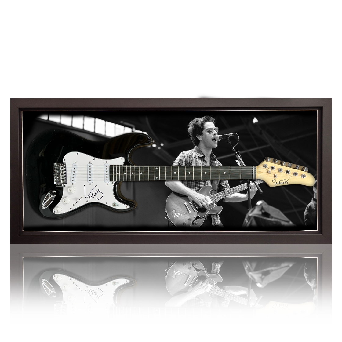 Kelly Jones Signed Guitar Frame (AFTAL Authentication)