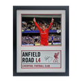 Kenny Dalglish Signed Anfield Road Sign Iconic Frame