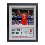 Kenny Dalglish Signed Anfield Road Sign Iconic Frame