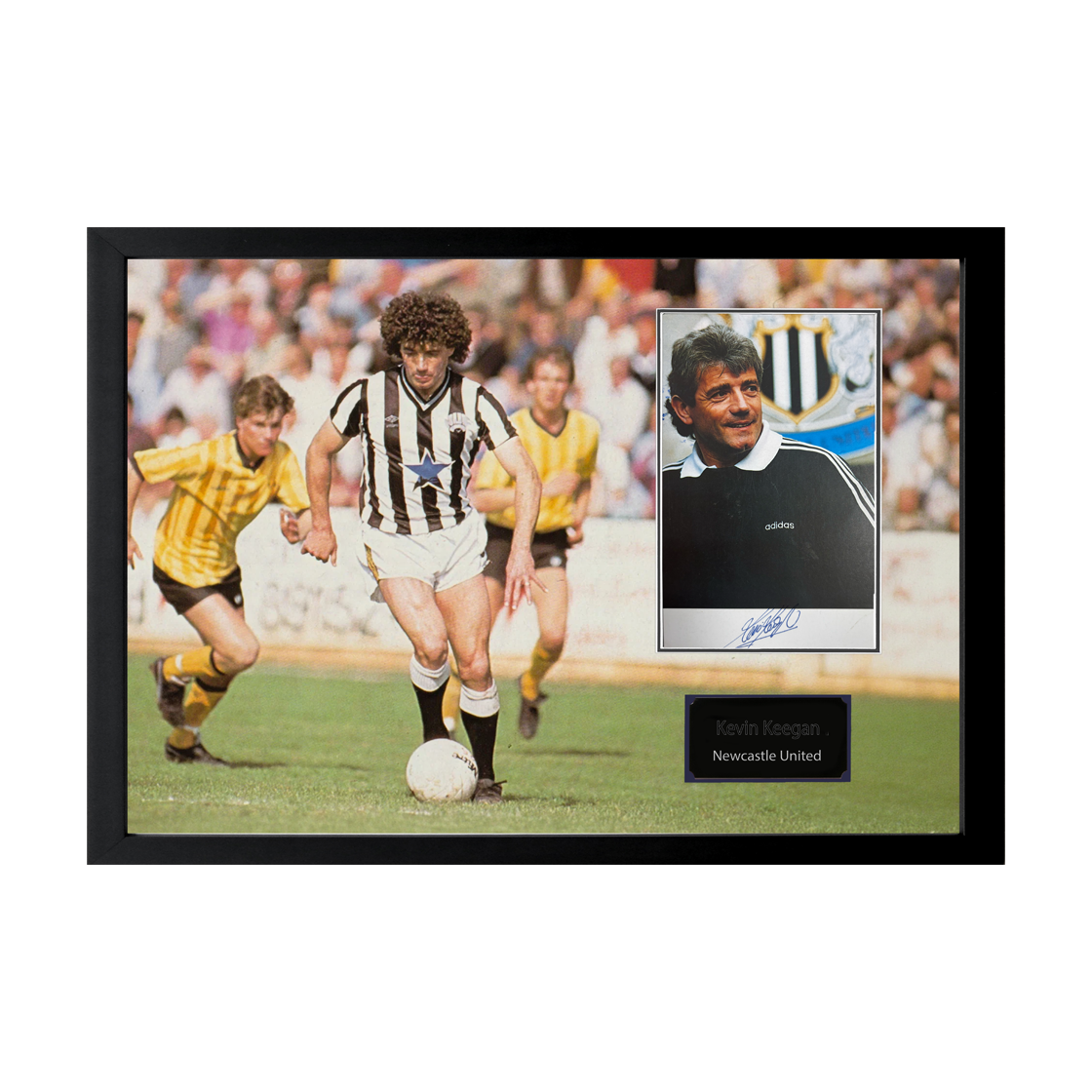 Kevin Keegan Signed Newcastle United Cut Iconic Frame (ACG Cert)