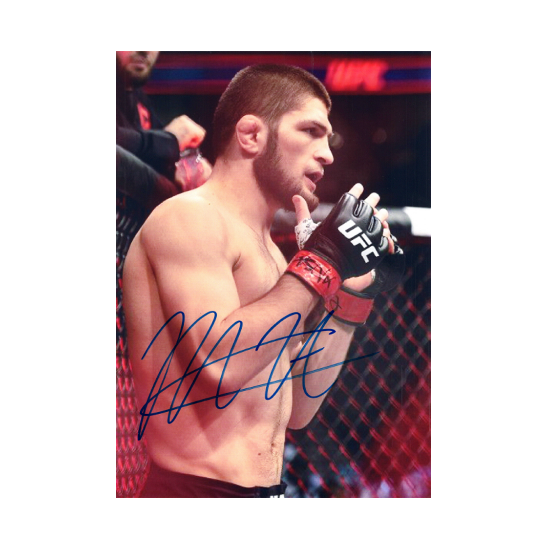 Khabib Nurmagomedov Signed 12x8 Image