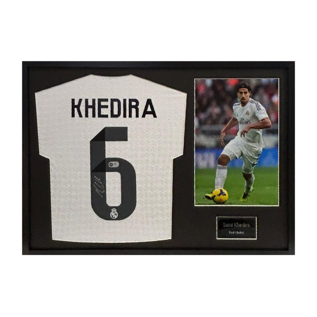 Sami Khedira Signed Real Madrid Shirt Classic Frame (ACG Cert)