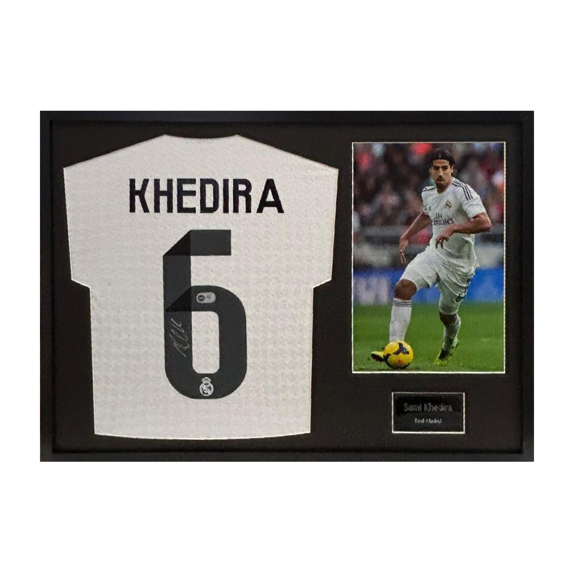 Sami Khedira Signed Real Madrid Shirt Classic Frame (ACG Cert)
