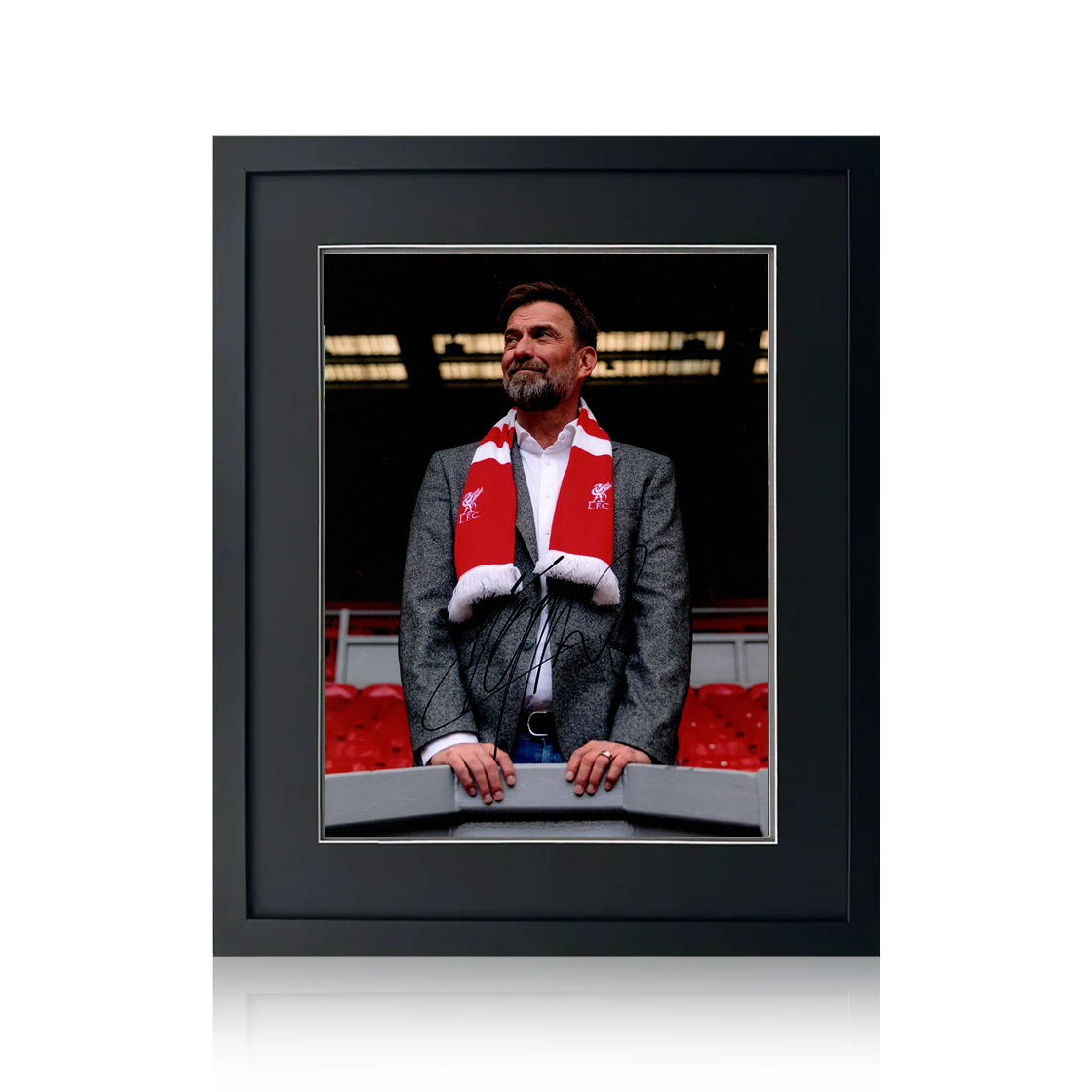 Jürgen Klopp Signed Image Deluxe Mount Frame (ACG Cert)