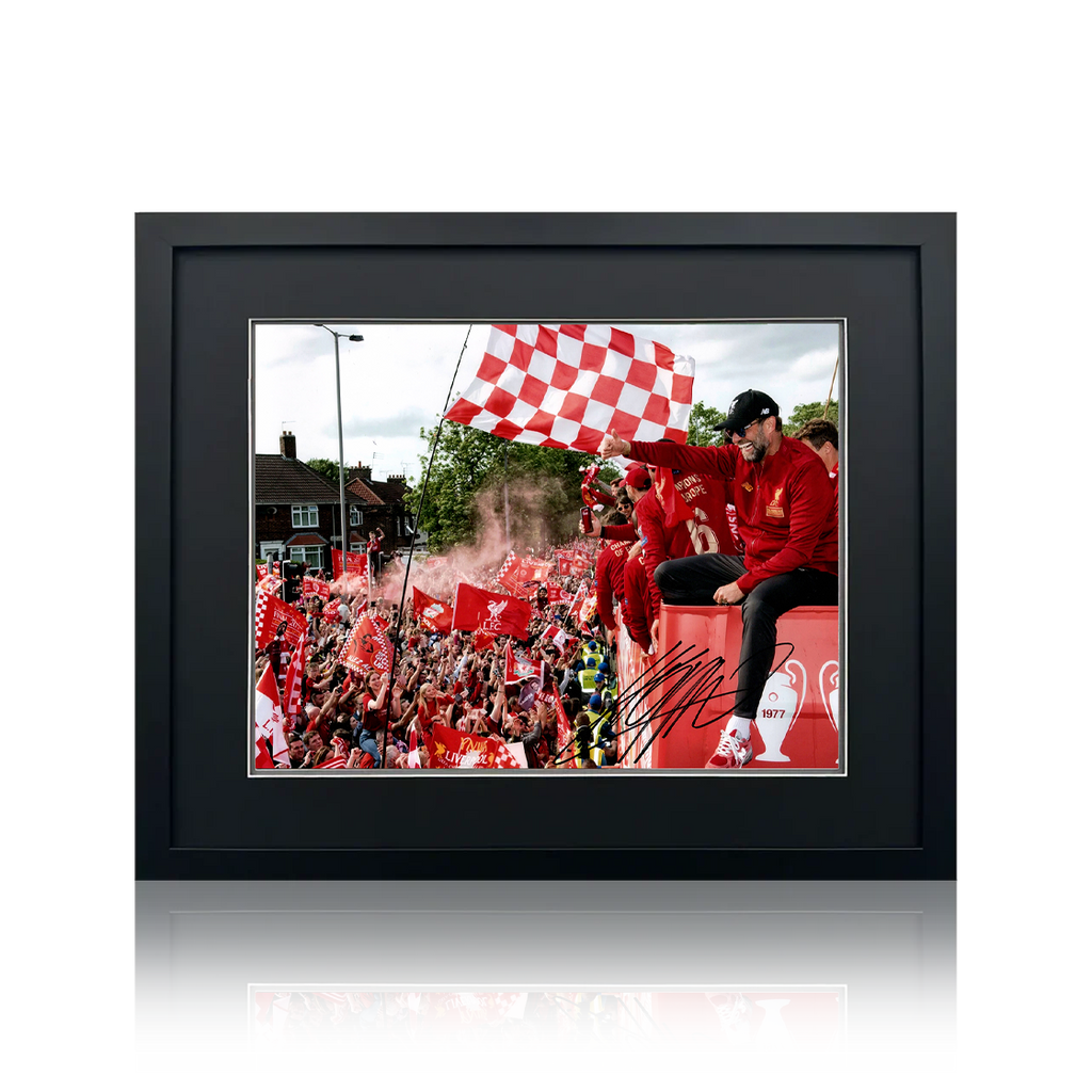 Jürgen Klopp Signed Image Deluxe Mount Frame (ACG Cert)