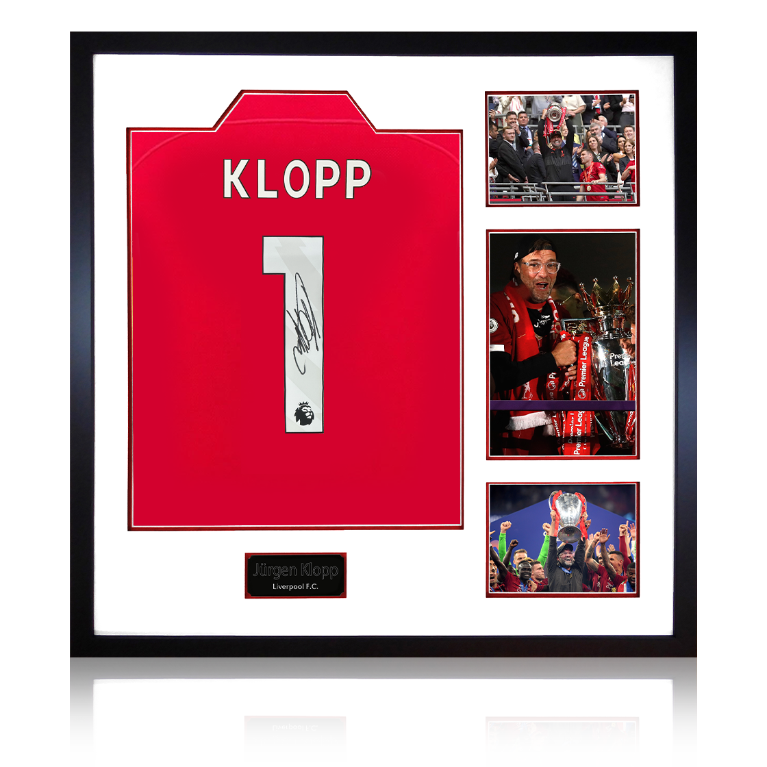 Jürgen Klopp Signed Liverpool Shirt Elite Frame (ACG Cert)