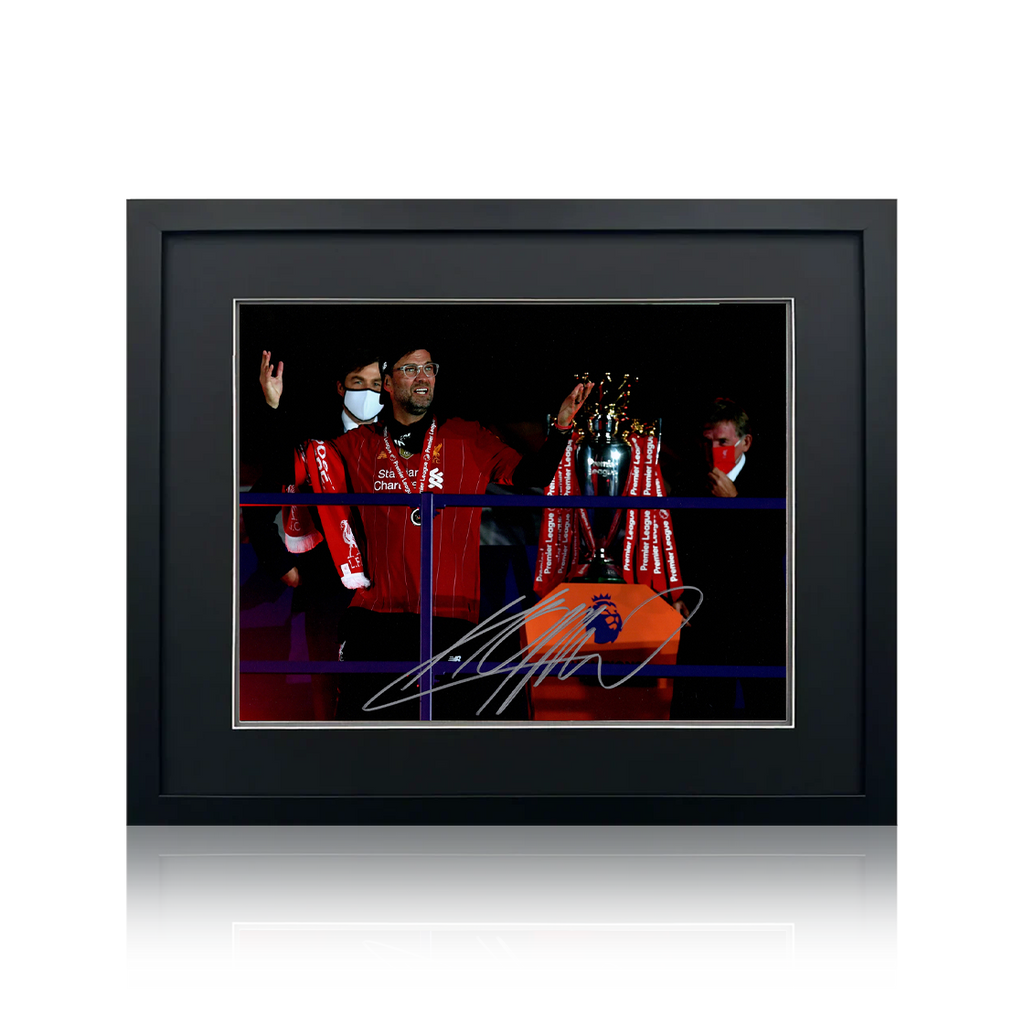 Jürgen Klopp Signed Image Deluxe Mount Frame (ACG Cert)