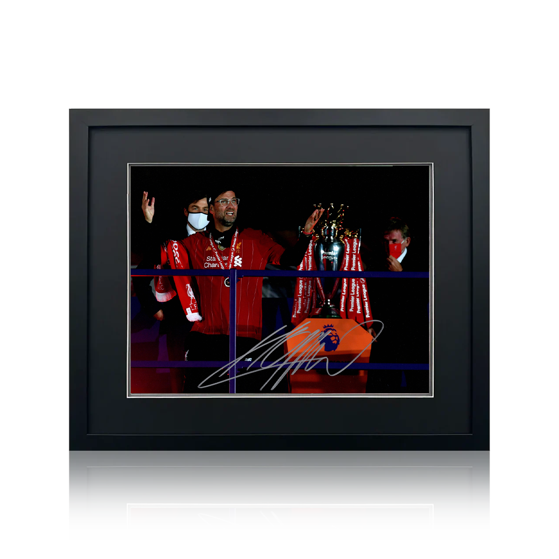 Jürgen Klopp Signed Image Deluxe Mount Frame (ACG Cert)