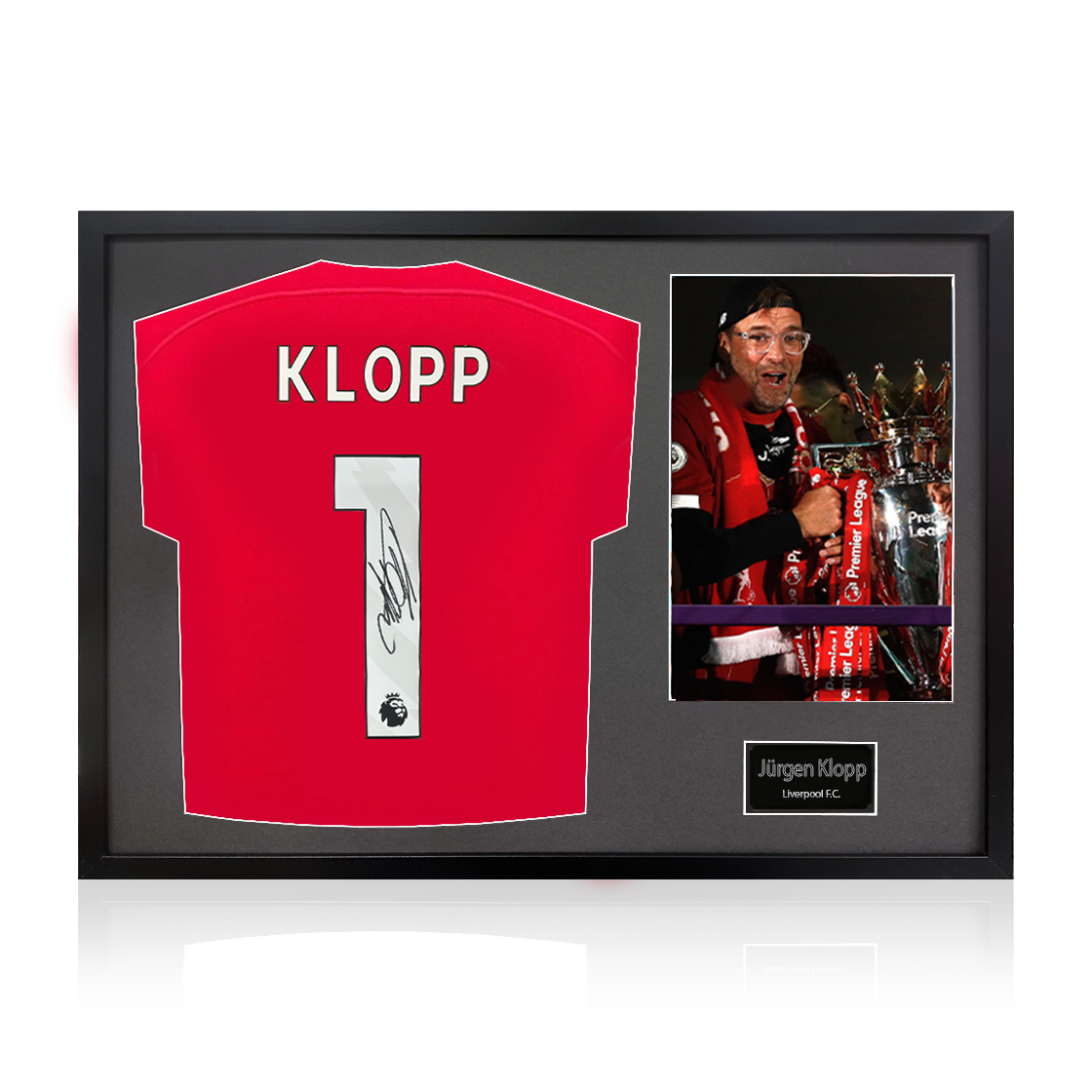 Jürgen Klopp Signed Shirt Classic Frame (ACG Cert)