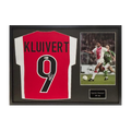 Patrick Kluivert Signed Ajax Shirt Classic Frame (ACG Cert)