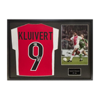 Patrick Kluivert Signed Ajax Shirt Classic Frame (ACG Cert)