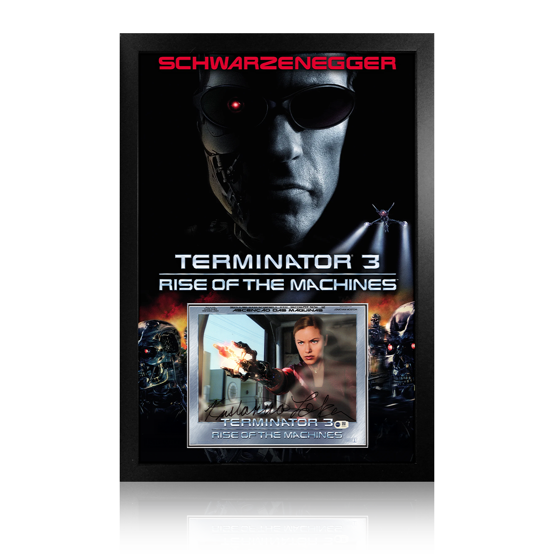 Kristanna Loken Signed Terminator 3 Image Premium Frame (ACG Cert)