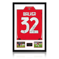 Kyle Walker Signed AC Milan 24/25 Shirt Premium Frame