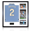 Kyle Walker Signed Manchester City 24/25 Shirt Elite Frame