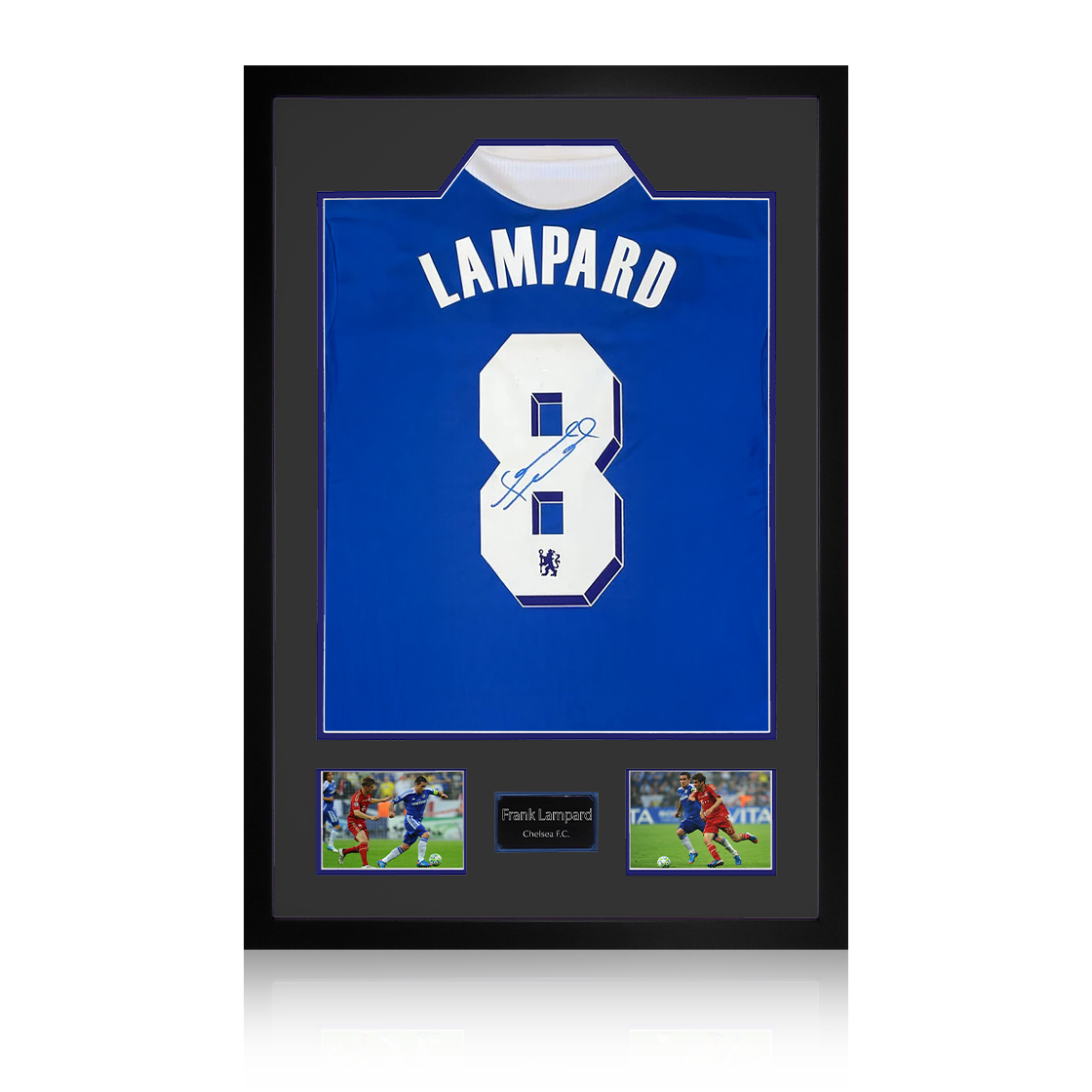 Frank Lampard Signed Chelsea Shirt Premium Frame (ACG Cert)